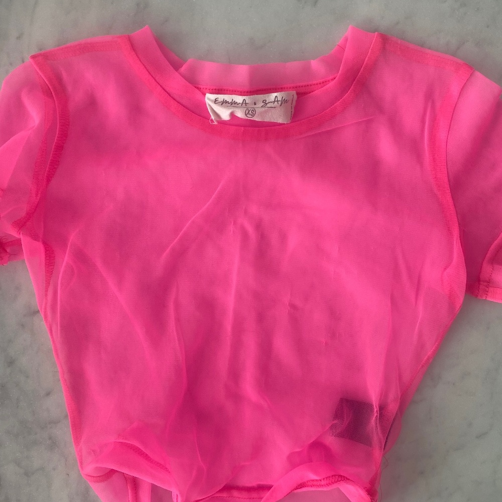 Emma & Sam mesh top size XS